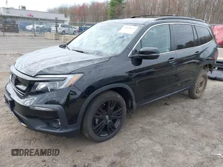 2021 Honda Pilot Special Edition with VIN 5FNYF6H20MB096827, listed as a IAAI auction lot 42076673 with 45,054 mi miles. Bid and sale history available at carsss.com. Image 2.