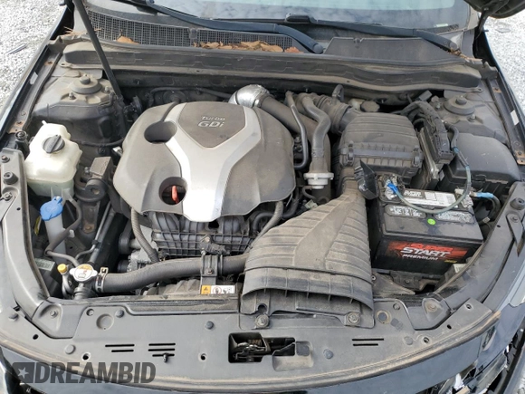 2015 Kia Optima SXL Turbo with VIN 5XXGR4A66FG461497, listed as a Copart auction lot 42052545 with 145,300 mi miles and Salvage Title. Bid and sale history available at DreamBid. Image 12.
