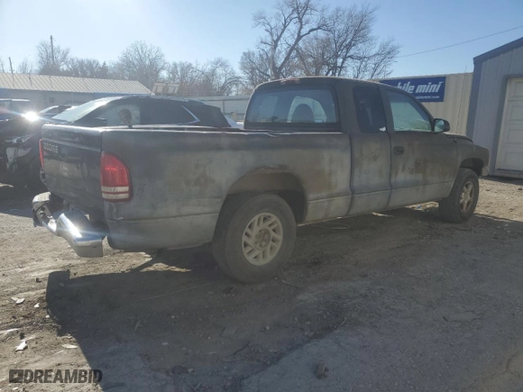 1998 Dodge Dakota SLT with VIN 1B7GL22X1WS715975, listed as a Copart auction lot 86011004 with 219,416 mi miles and Salvage Title. Bid and sale history available at carsss.com. Image 3.