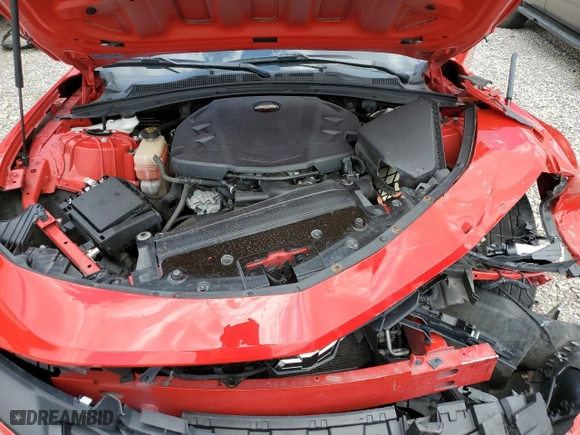 2021 Chevrolet Camaro 2LT with VIN 1G1FD1RS7M0140912, listed as a Copart auction lot 65641374 with 27,966 mi miles and Salvage Title. Bid and sale history available at carsss.com. Image 11.