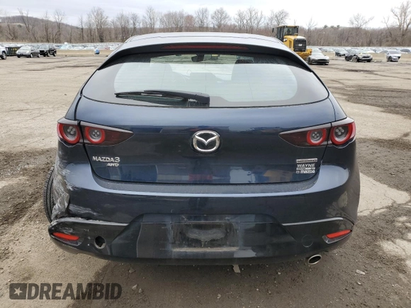 2021 Mazda 3 Preferred with VIN JM1BPBLL1M1340795, listed as a Copart auction lot 52627905 with 13,596 mi miles and Salvage title. Bid and sale history available at DreamBid. Image 6.