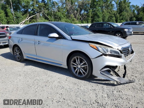 2015 Hyundai Sonata Sport z VIN 5NPE34AB2FH068008, wystawiony jako Copart lot #55229475 z przebiegiem 102 088 mil mil oraz Nie do naprawy • Non repairable. Historia ofert i sprzedaży dostępna na DreamBid. Obrazek 4.