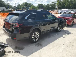 2024 Subaru Outback Limited with VIN 4S4BTANCXR3123885, listed as a Copart auction lot 62154465 with 22,922 mi miles and Non repairable. Bid and sale history available at DreamBid. Image 3.