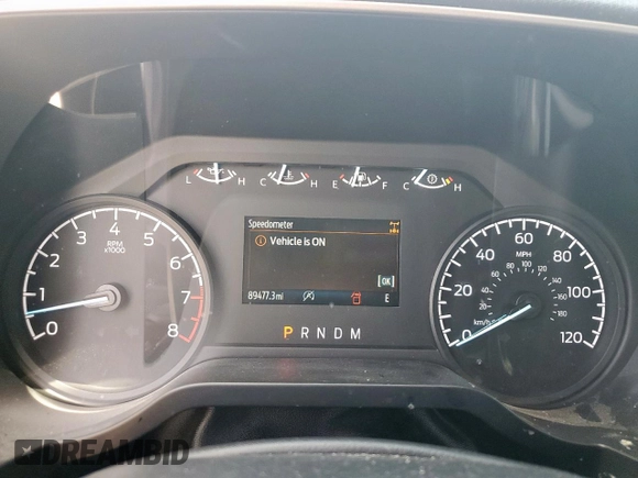 2021 Ford F-150 XL with VIN 1FTFW1E56MKD38046, listed as a Copart auction lot 61674525 with 89,477 mi miles and Salvage title. Bid and sale history available at DreamBid. Image 9.