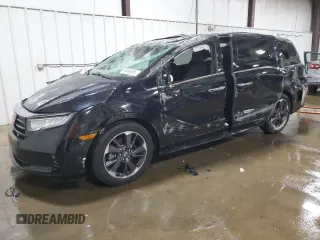 2022 Honda Odyssey Elite with VIN 5FNRL6H97NB054005, listed as a Copart auction lot 59498005 with Not provided miles and Salvage title. Bid and sale history available at DreamBid. Image 1.