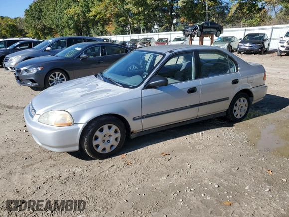 1998 Honda Civic LX with VIN 1HGEJ6677WL019941, listed as a Copart auction lot 72015714 with 41,824 mi miles and Clean Title. Bid and sale history available at carsss.com. Image 1.