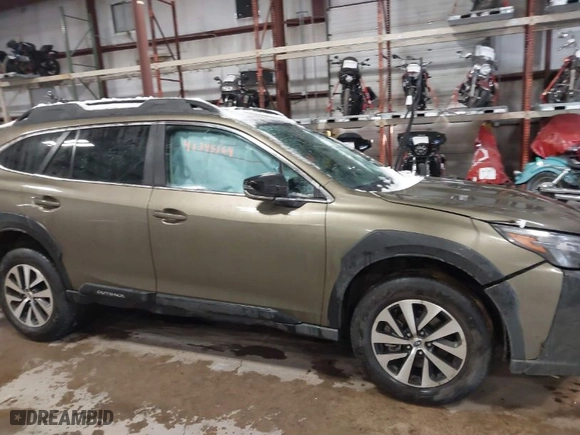 2025 Subaru Outback Premium with VIN 4S4BTACC0S3183151, listed as a IAAI auction lot 41345164 with NaN miles. Bid and sale history available at carsss.com. Image 14.