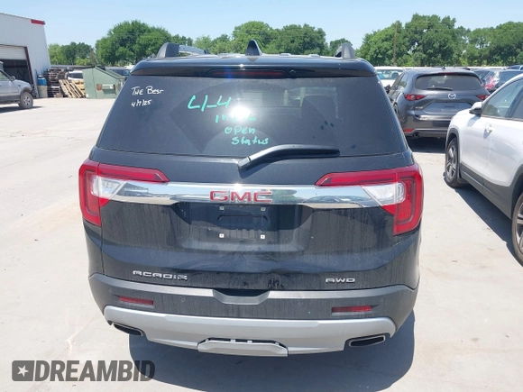 2023 GMC Acadia SLT with VIN 1GKKNUL48PZ184565, listed as a IAAI auction lot 42010619 with 60,466 mi miles and . Bid and sale history available at DreamBid. Image 16.