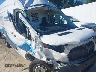2022 Ford Transit Cargo with VIN 1FTBR3X81NKA63860, listed as a IAAI auction lot 42323904 with 94,473 mi miles and . Bid and sale history available at DreamBid. Image 14.