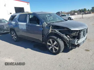 2018 Chevrolet Traverse LT Leather with VIN 1GNERHKW1JJ279473, listed as a IAAI auction lot 41151603 with 96,817 mi miles. Bid and sale history available at carsss.com. Image 1.