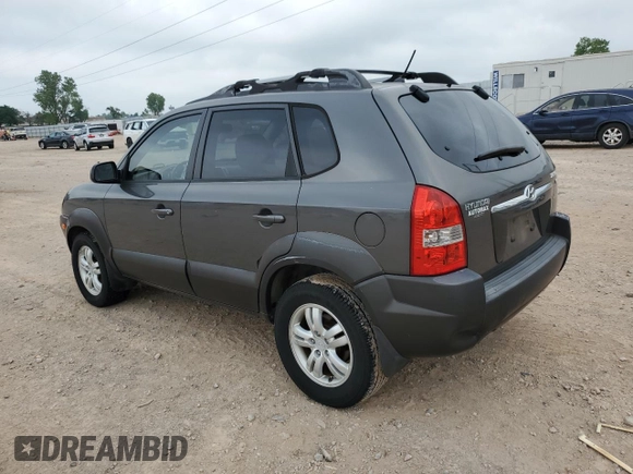 2007 Hyundai Tucson SE with VIN KM8JN12D07U520418, listed as a Copart auction lot 41568235 with 64,256 mi miles and Salvage Title. Bid and sale history available at carsss.com. Image 2.