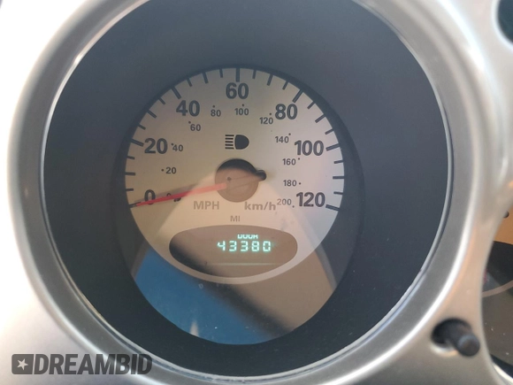 2001 Chrysler PT Cruiser with VIN 3C8FY4BB81T530969, listed as a Copart auction lot 76518574 with 43,380 mi miles and Salvage Title. Bid and sale history available at DreamBid. Image 9.