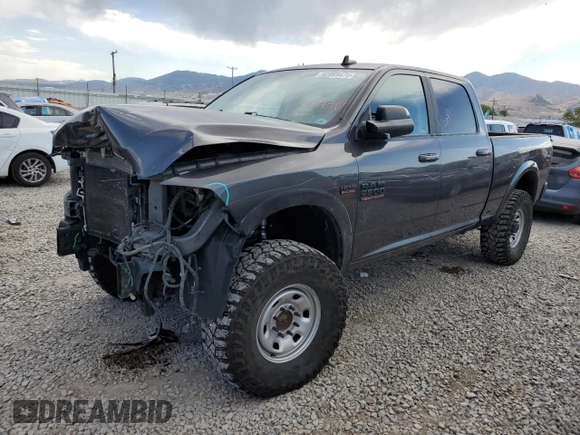 2018 Ram 2500 Laramie with VIN 3C6UR5FJ9JG354429, listed as a Copart auction lot 62869475 with 118,876 mi miles and Salvage title. Bid and sale history available at DreamBid. Image 1.