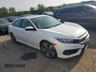 2017 Honda Civic Sedan EX-T with VIN 19XFC1F45HE205138, listed as a Copart auction lot 68492574 with 80,797 mi miles and Salvage Title. Bid and sale history available at carsss.com. Image 4.