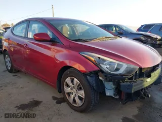 2016 Hyundai Elantra SE with VIN 5NPDH4AE0GH733173, listed as a IAAI auction lot 41134432 with 83,402 mi miles. Bid and sale history available at carsss.com. Image 1.