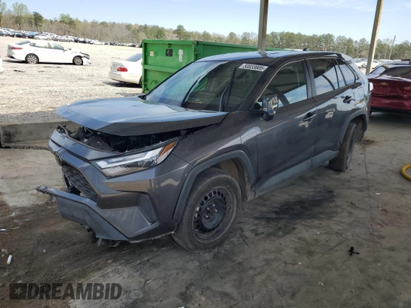2023 Toyota RAV4 LE with VIN 2T3K1RFV4PC250992, listed as a Copart auction lot 50833805 with 36,123 mi miles and Salvage Title. Bid and sale history available at carsss.com. Image 1.