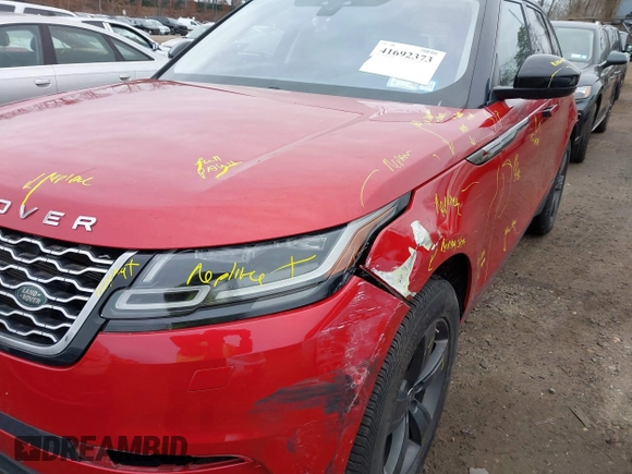 2019 Land Rover Range Rover Velar S with VIN SALYB2EX2KA786095, listed as a IAAI auction lot 41692373 with 53,638 mi miles and . Bid and sale history available at DreamBid. Image 6.