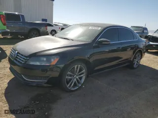 2012 Volkswagen Passat TDI SE w/Sunroof with VIN 1VWBN7A30CC096630, listed as a Copart auction lot 52616335 with 182,881 mi miles and Clean Title. Bid and sale history available at carsss.com. Image 1.