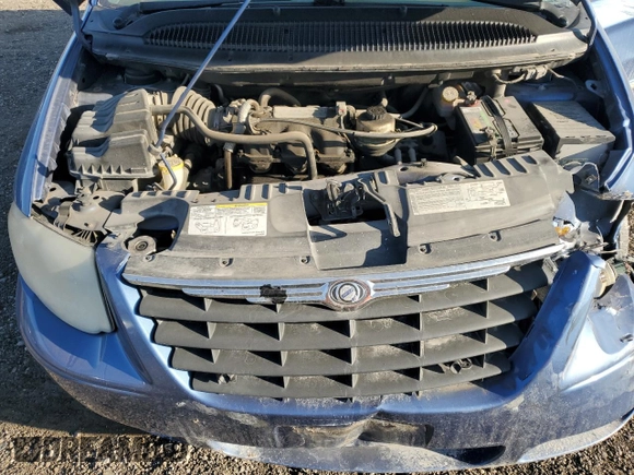 2007 Chrysler Town & Country LWB Touring with VIN 2A4GP54L57R125033, listed as a Copart auction lot 74336714 with 201,984 mi miles and Salvage Title. Bid and sale history available at carsss.com. Image 12.