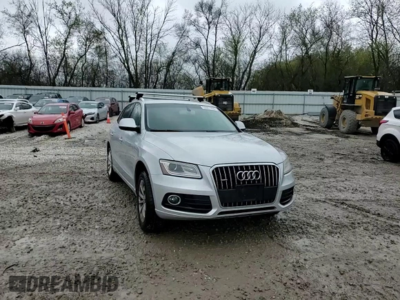2013 Audi Q5 Premium with VIN WA1CFAFP0DA065608, listed as a Copart auction lot 55067905 with 151,336 mi miles and Salvage title. Bid and sale history available at DreamBid. Image 14.