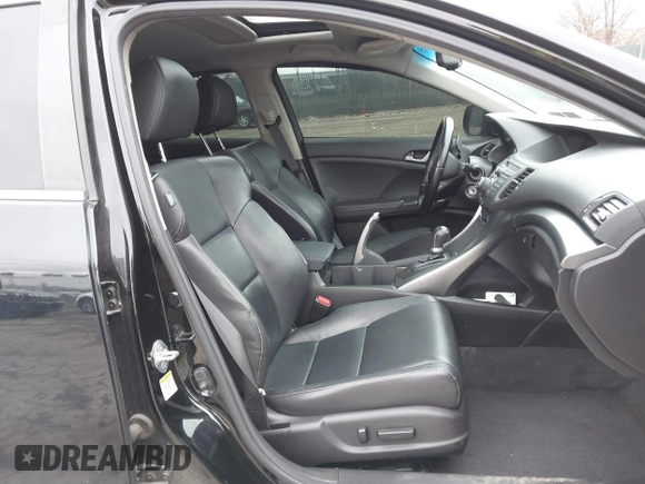 2012 Acura TSX Tech Pkg with VIN JH4CU2F64CC023887, listed as a IAAI auction lot 41775812 with 1 mi miles. Bid and sale history available at carsss.com. Image 5.