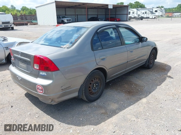 2004 Honda Civic LX z VIN 1HGES16504L012390, wystawiony jako IAAI lot #42312734 z przebiegiem 166 473 mil mil oraz . Historia ofert i sprzedaży dostępna na DreamBid. Obrazek 4.