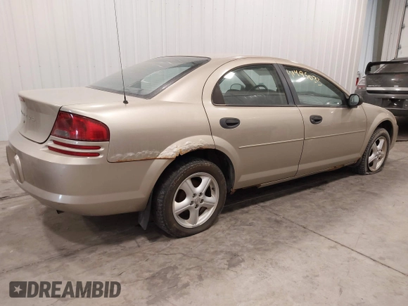 2004 Dodge Stratus SE with VIN 1B3EL36R14N358948, listed as a IAAI auction lot 41495033 with 157,630 mi miles and . Bid and sale history available at DreamBid. Image 4.
