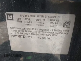 2014 Chevrolet Impala LS with VIN 2G11Y5SL7E9112236, listed as a IAAI auction lot 42160781 with 233,275 mi miles and . Bid and sale history available at DreamBid. Image 9.