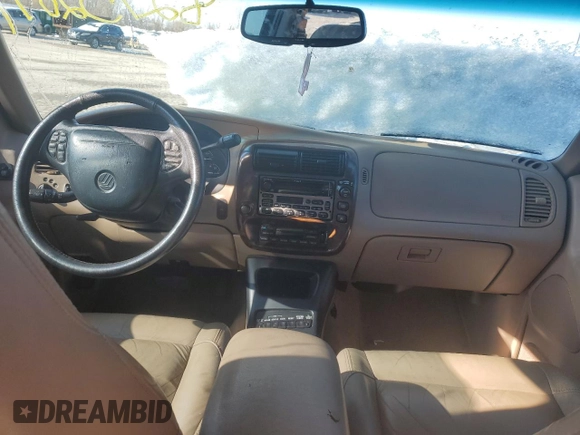 2001 Mercury Mountaineer with VIN 4M2ZU86P31UJ00676, listed as a Copart auction lot 82752844 with 160,886 mi miles and Salvage Title. Bid and sale history available at carsss.com. Image 8.