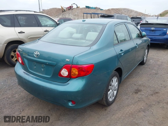 2009 Toyota Corolla with VIN 2T1BU40E39C019144, listed as a IAAI auction lot 42605037 with 178,088 mi miles and . Bid and sale history available at DreamBid. Image 4.