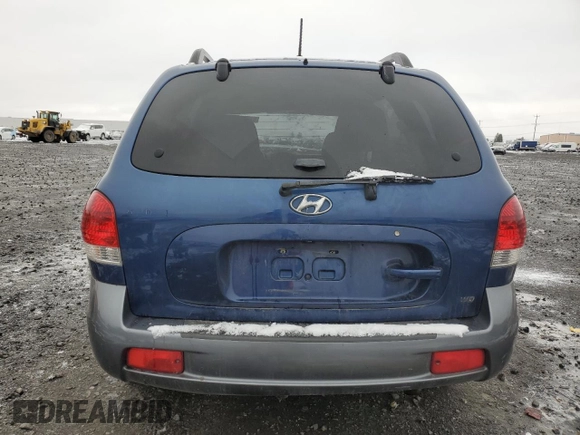 2006 Hyundai Santa Fe GLS with VIN KM8SC73D06U098659, listed as a Copart auction lot 87702155 with 164,576 mi miles and Salvage Title. Bid and sale history available at carsss.com. Image 6.