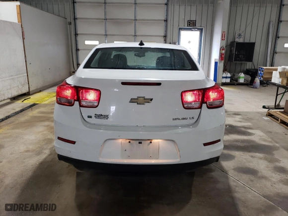 2015 Chevrolet Malibu LS with VIN 1G11A5SL5FU145616, listed as a Copart auction lot 52301135 with 165,372 mi miles and Salvage Title. Bid and sale history available at carsss.com. Image 6.