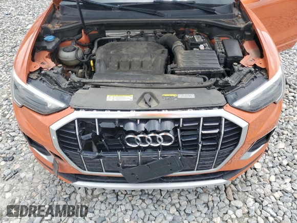 2020 Audi Q3 Premium with VIN WA1AECF36L1029066, listed as a Copart auction lot 59324785 with 174,398 mi miles and Salvage title. Bid and sale history available at DreamBid. Image 12.