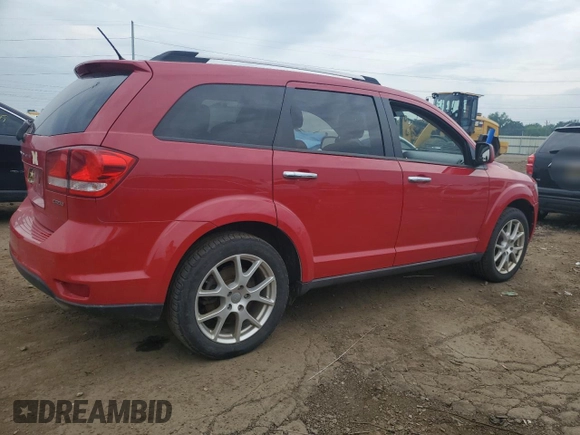 2013 Dodge Journey Crew with VIN 3C4PDCDG3DT597245, listed as a Copart auction lot 64098275 with 172,680 mi miles and Clean title. Bid and sale history available at DreamBid. Image 3.