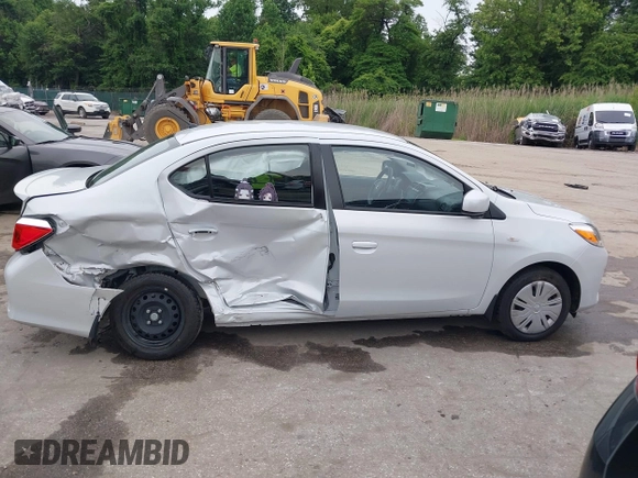 2024 Mitsubishi Mirage ES with VIN ML32FUFJ9RHF09183, listed as a IAAI auction lot 42383723 with 480 mi miles and . Bid and sale history available at DreamBid. Image 13.