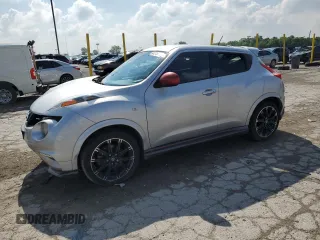 2014 Nissan Juke Nismo with VIN JN8AF5MV1ET366162, listed as a Copart auction lot 64471935 with 122,270 mi miles and Salvage title. Bid and sale history available at DreamBid. Image 1.