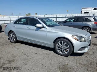 2015 Mercedes-Benz C-Class C 300 with VIN 55SWF4JB5FU049316, listed as a Copart auction lot 52254135 with 61,545 mi miles and Clean Title. Bid and sale history available at carsss.com. Image 4.