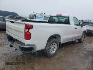 2021 Chevrolet Silverado 1500 Work Truck with VIN 3GCNWAEF8MG344569, listed as a Copart auction lot 46596735 with 57,350 mi miles and Salvage Title. Bid and sale history available at carsss.com. Image 3.