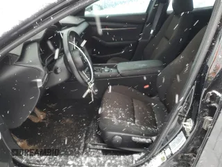 2023 Mazda 3 S Carbon Edition with VIN JM1BPBLM1P1614736, listed as a Copart auction lot 46285155 with 56,830 mi miles and Salvage Title. Bid and sale history available at DreamBid. Image 7.