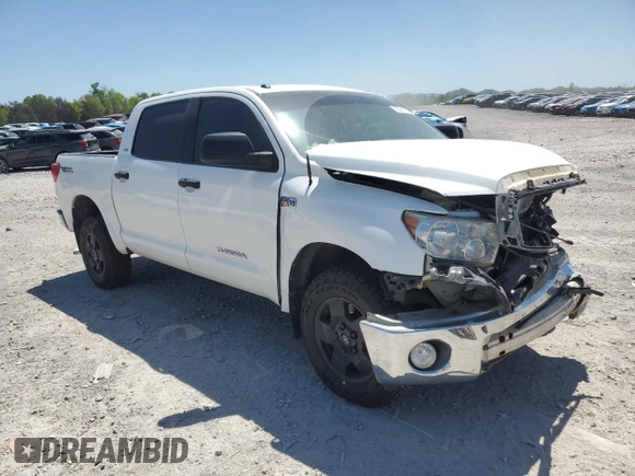 2012 Toyota Tundra 4WD Truck with VIN 5TFDW5F18CX270201, listed as a Copart auction lot 53241885 with 0 mi miles and Salvage Title. Bid and sale history available at carsss.com. Image 4.