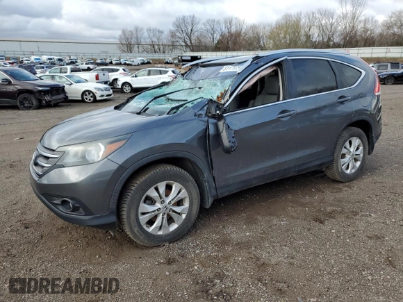 2013 Honda CR-V EX-L with VIN 2HKRM4H75DH618668, listed as a Copart auction lot 51137975 with 115,237 mi miles and Non Repairable. Bid and sale history available at carsss.com. Image 1.