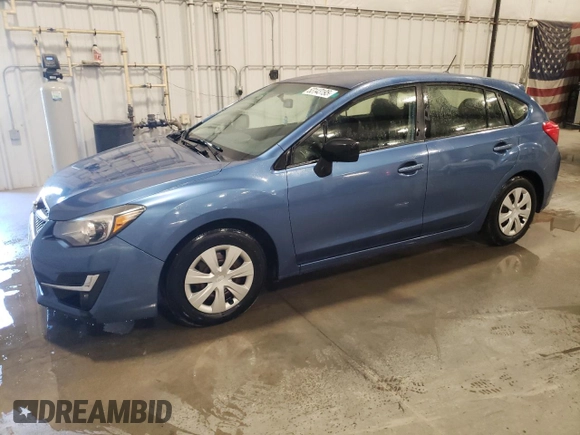 2016 Subaru Impreza 2.0i z VIN JF1GPAA68G8273174, wystawiony jako Copart lot #53143195 z przebiegiem 117 491 mil mil oraz Szkoda całkowita • Salvage title. Historia ofert i sprzedaży dostępna na DreamBid. Obrazek 1.