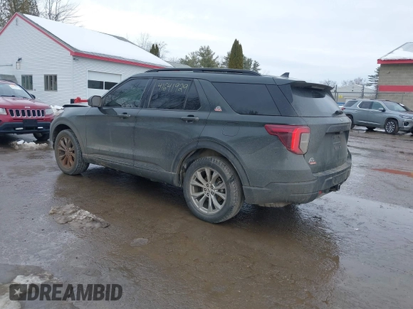 2022 Ford Explorer Timberline with VIN 1FMSK8JH2NGB22438, listed as a IAAI auction lot 41641929 with 89,512 mi miles. Bid and sale history available at carsss.com. Image 3.