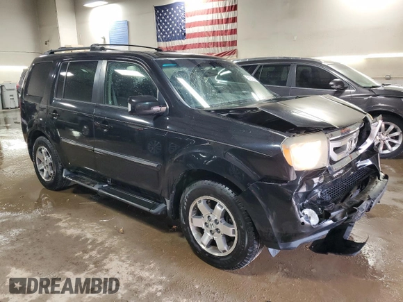 2009 Honda Pilot Touring with VIN 5FNYF489X9B049491, listed as a Copart auction lot 51978955 with 152,661 mi miles and Salvage Title. Bid and sale history available at carsss.com. Image 4.