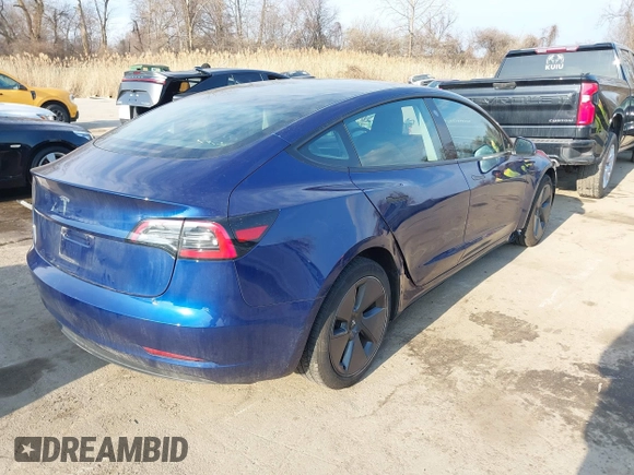 2023 Tesla Model 3 with VIN 5YJ3E1EA1PF655558, listed as a IAAI auction lot 41668827 with 68,778 mi miles and . Bid and sale history available at carsss.com. Image 4.