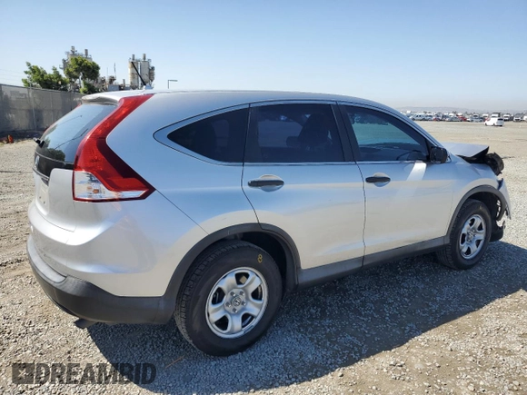 2013 Honda CR-V LX with VIN 2HKRM3H32DH514162, listed as a Copart auction lot 57850865 with 155,589 mi miles and Salvage title. Bid and sale history available at DreamBid. Image 3.