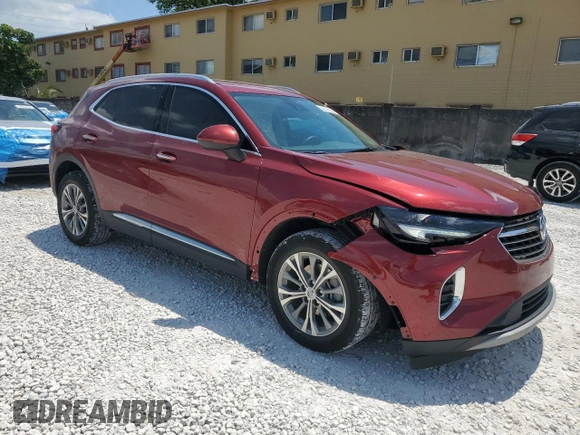 2022 Buick Envision Preferred with VIN LRBAZLR44ND009901, listed as a Copart auction lot 53375565 with 25,257 mi miles and Non Repairable. Bid and sale history available at carsss.com. Image 4.