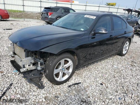 2014 BMW 3 Series 328i xDrive with VIN WBA3B3C59EJ978799, listed as a Copart auction lot 62163774 with 98,608 mi miles and Salvage Title. Bid and sale history available at carsss.com. Image 1.