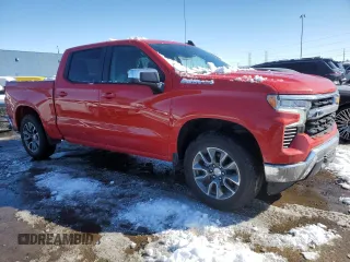 2025 Chevrolet Silverado 1500 LT with VIN 1GCPKKEK1SZ118054, listed as a Copart auction lot 46107945 with 1,957 mi miles and Clean Title. Bid and sale history available at DreamBid. Image 4.