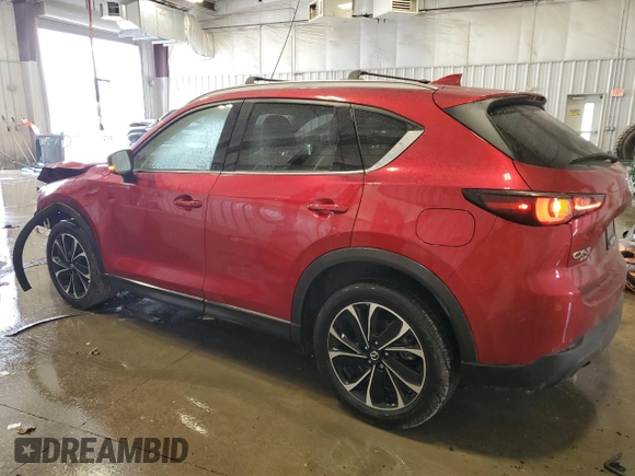 2023 Mazda CX-5 S Premium with VIN JM3KFBDM5P0288650, listed as a Copart auction lot 56188885 with 20,405 mi miles and Salvage Title. Bid and sale history available at DreamBid. Image 2.
